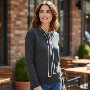 J. Crew  cashmere sweater gray XXS C034